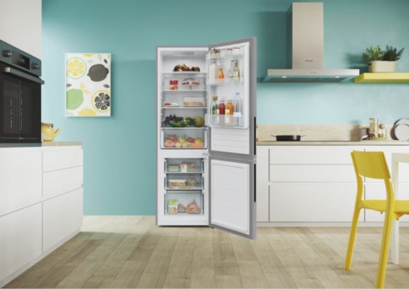 Στην εικόνα απεικονίζεται η χωρητικότητα του ψυγείου
